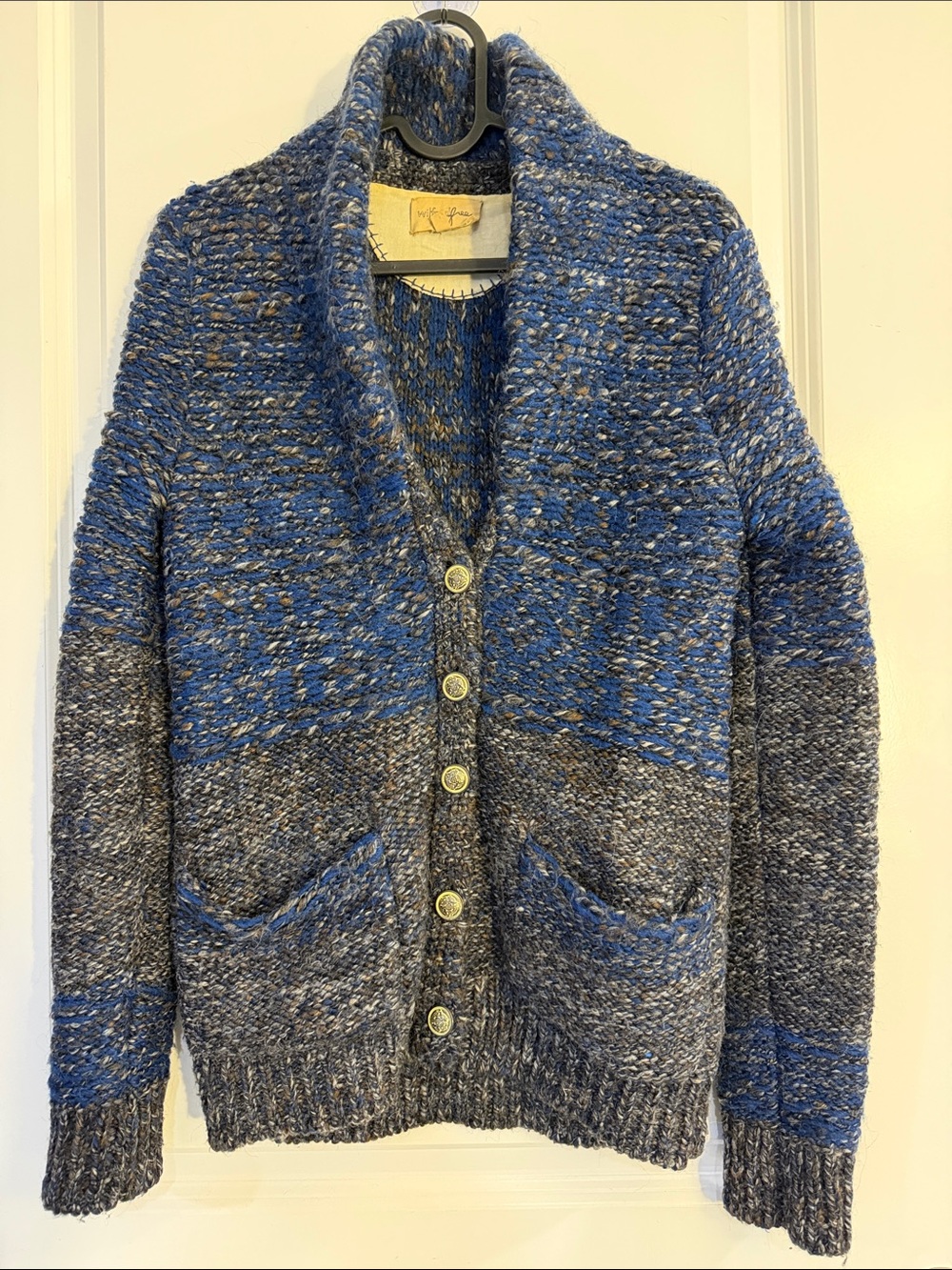 Aritzia Wilfred Merino Alpaca Blend Shawl Collar Button Cardigan - #